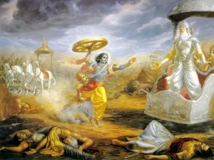 Shri Krishna in Mahabharat War - Bhakti Marg