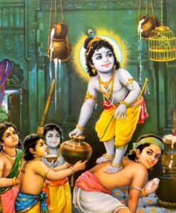 Krishna Stealing Curd - Bhakti Marg