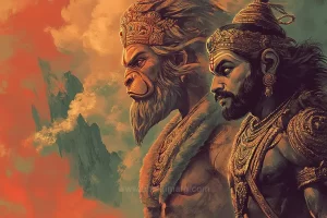 bheem and hanuman in mahabharat